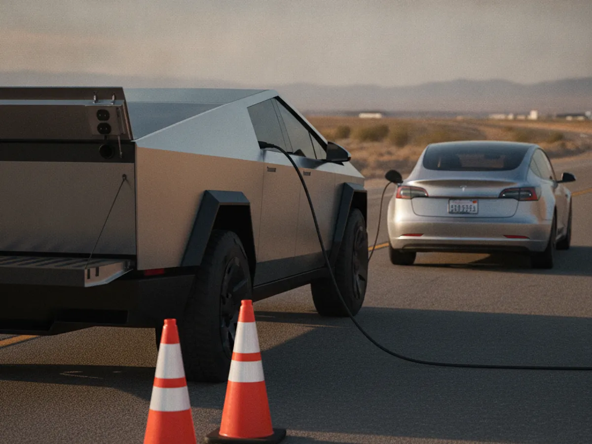 EV Roadside detail work by a Charge Pro LV technician in the Las Vegas Valley